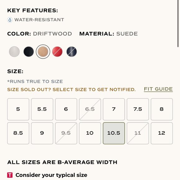 Tecovas The Abby Driftwood Suede LIKE NEW 10.5 - Picture 12 of 15